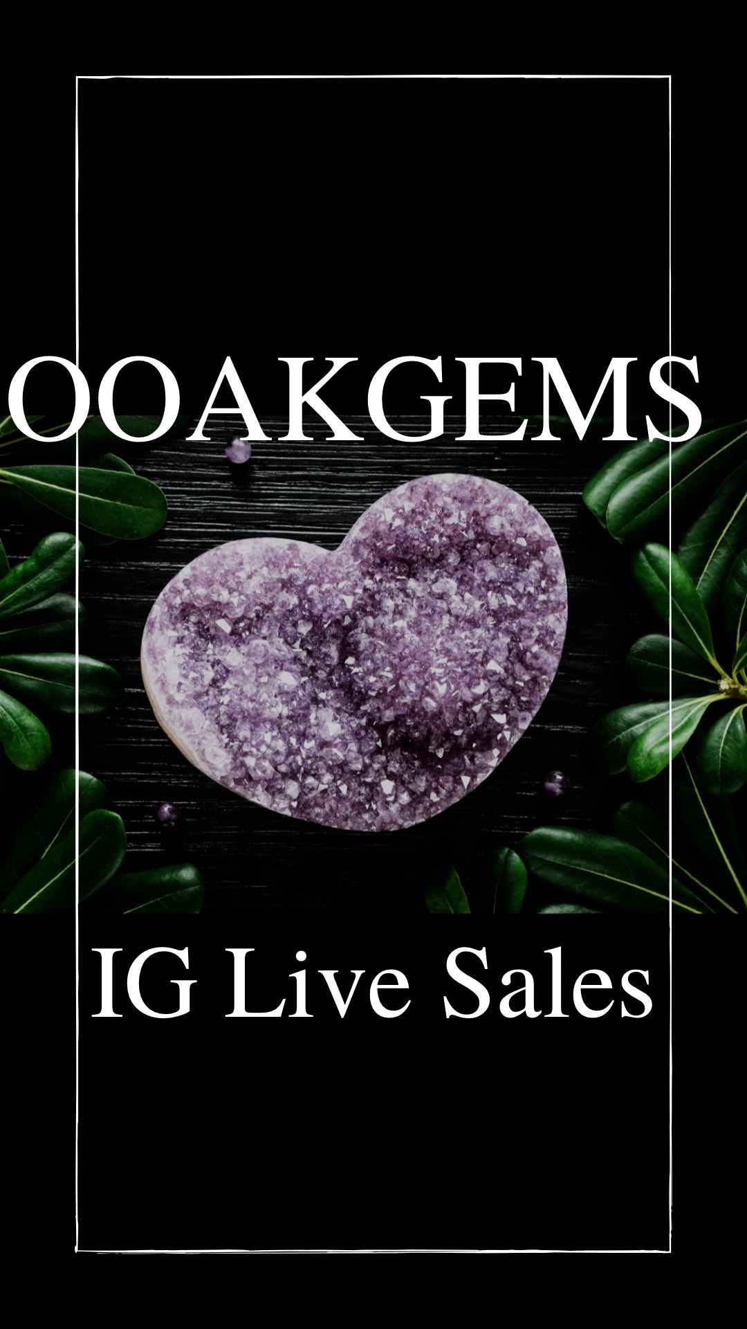 For Instagram Live Sales Only - OOAKGEMSSHOP