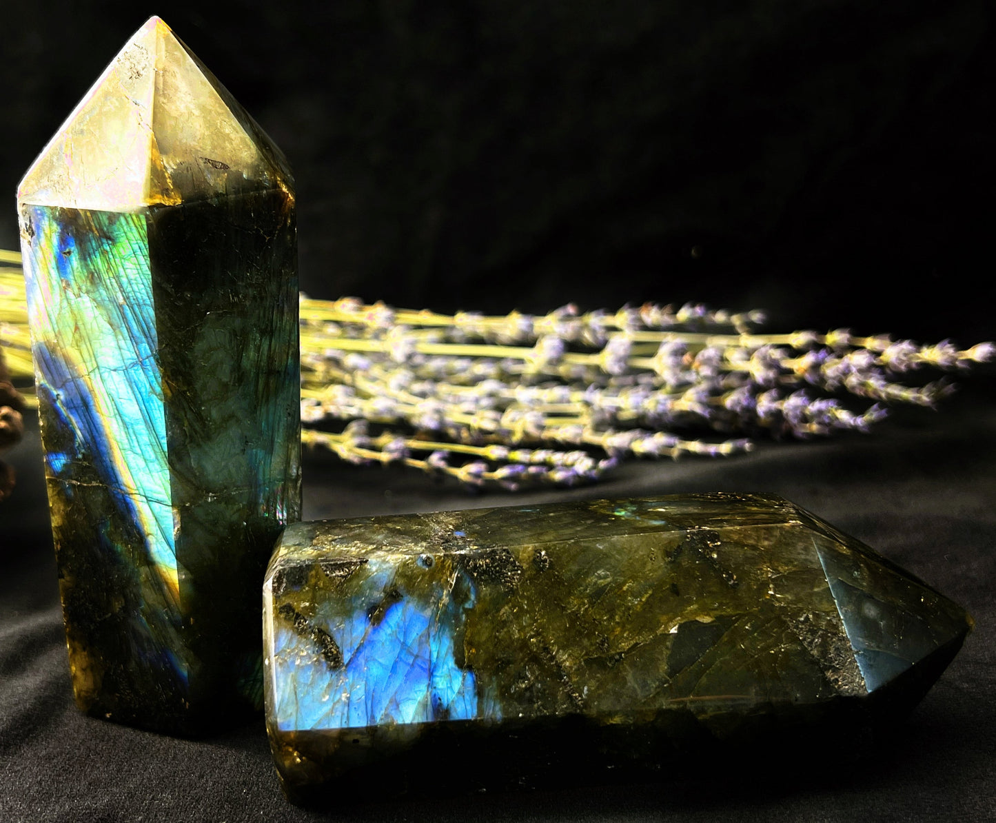 Blue Labradorite Tower/Point/ Obelisk Fully Polished