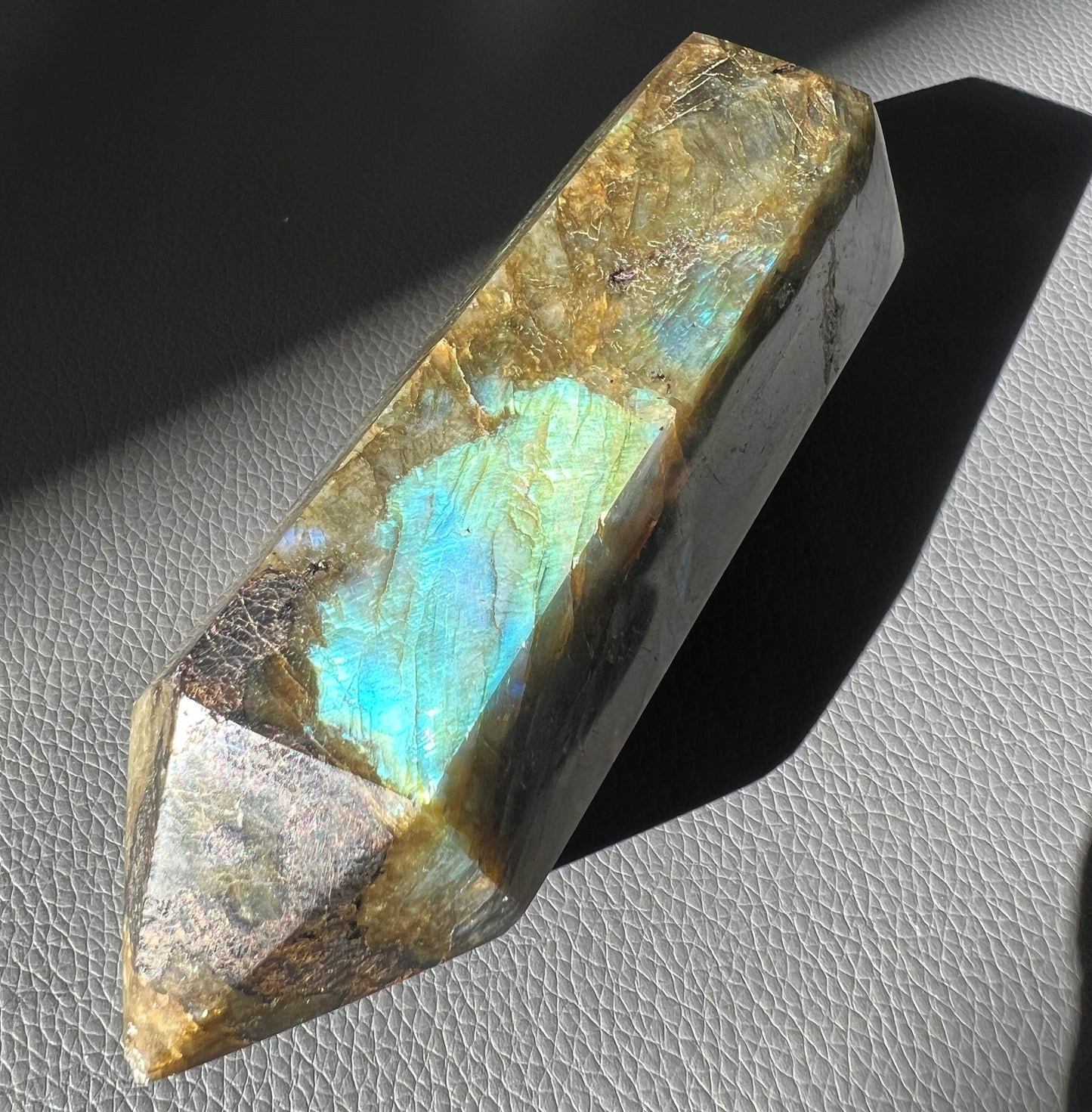 Blue Labradorite Tower/Point/ Obelisk Fully Polished